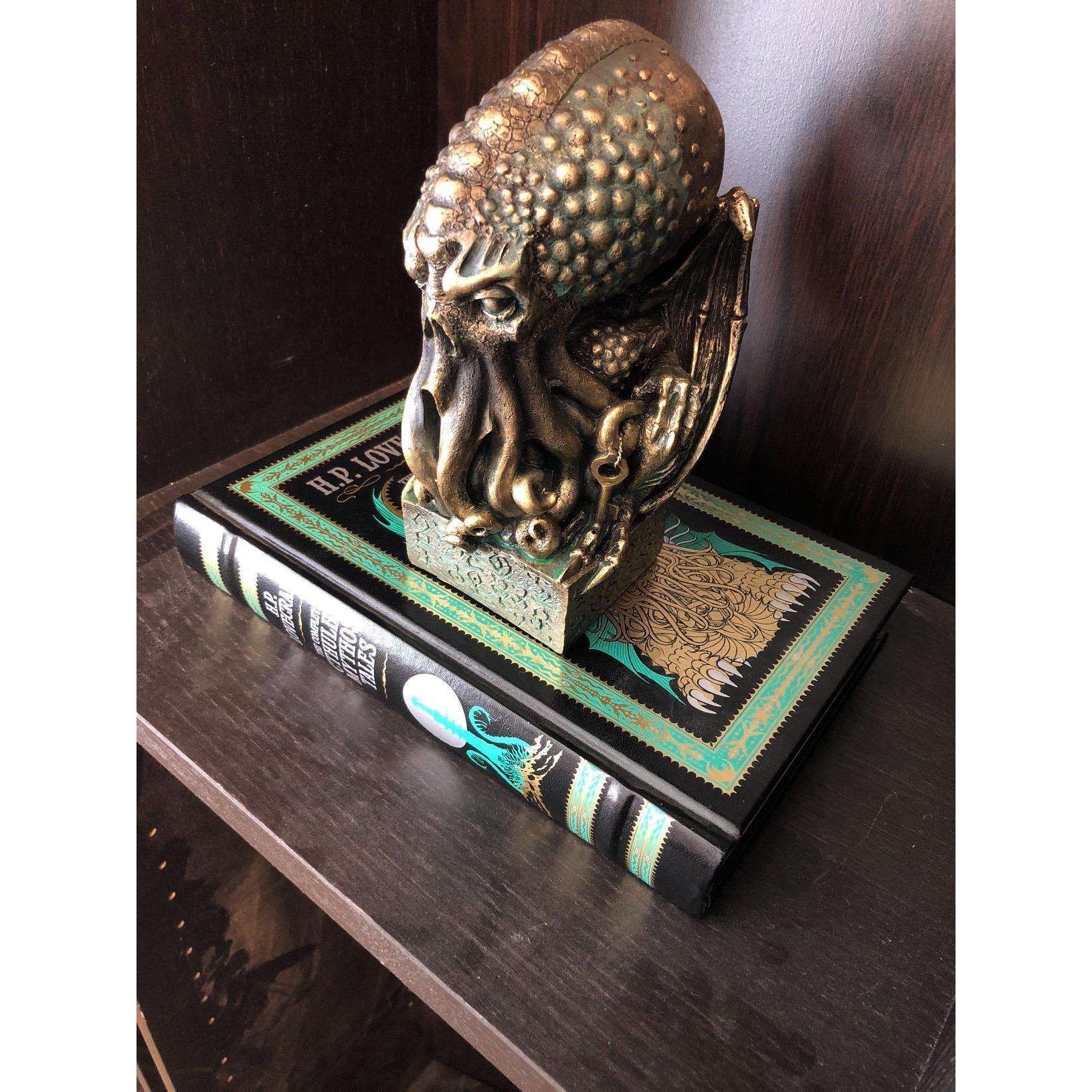 独立站新品万圣节摆件克鲁苏神话雕像CTHULHU STATUE树脂工艺品