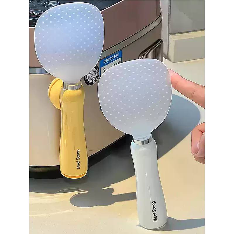 不倒翁磁吸饭勺固定器硅胶可立式