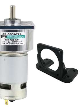 60G机Av775直流减速电8MM速轴正反转微型速小马达调2124v小电慢机