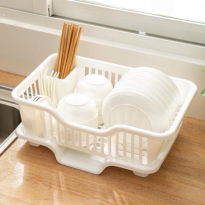 沥水碗盘架厨房碗筷置物架碗碟架水槽餐具收纳层架家用水池碗盘柜