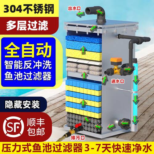 鱼池过滤器智能水循环系