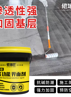 墙固多功能界面剂内外墙加固剂高渗透性防水地面墙面拉毛专用