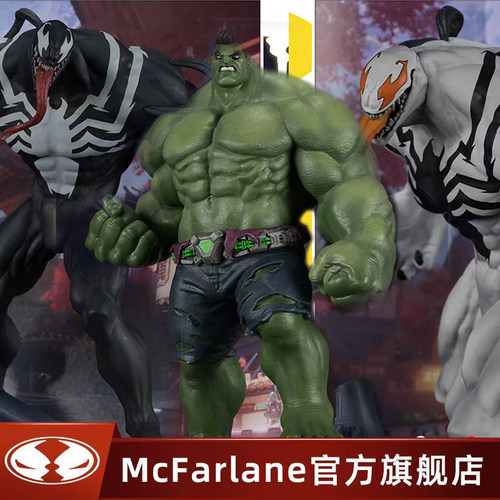 【补款+现货】麦克法兰mcfarlane漫威绿巨人毒液蜘蛛侠1/6手办