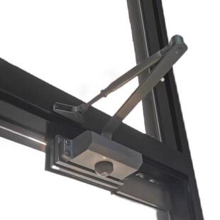 玻璃门闭门器免开孔安装夹玻璃夹开门缓冲可调节闭门器玻璃固定夹