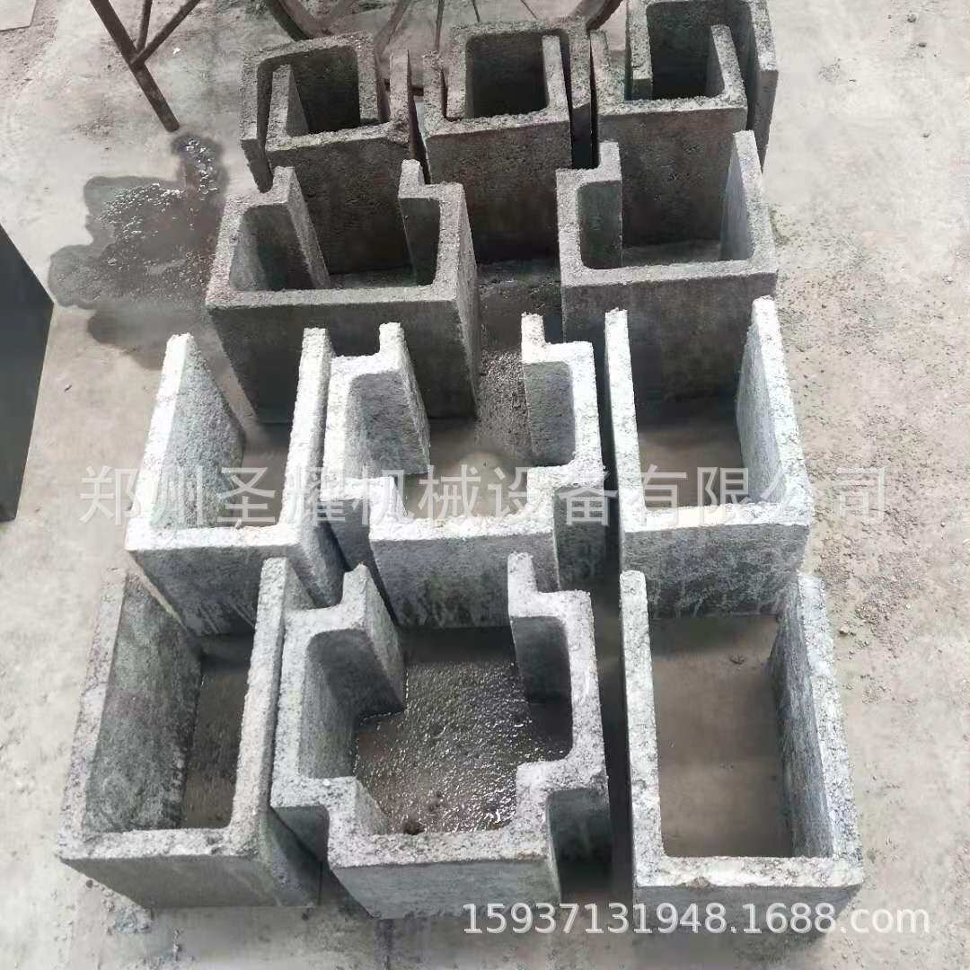 西安移动式二次结构构造柱制砖机 免支模板抱框柱膜壳成型机