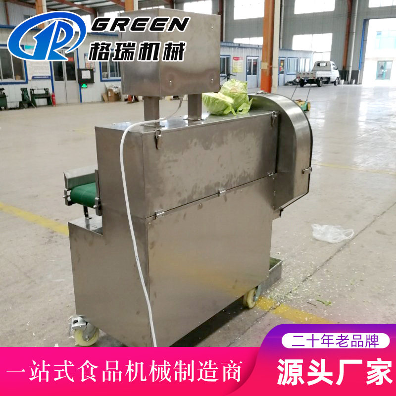 大型双头切菜机 海带切段机 大白菜韭菜切段切丝机商用