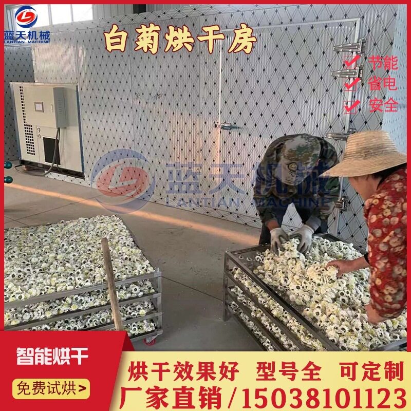 空气能白菊烘干机 安徽亳州菊花除湿烘干房 怀菊祁菊智能烘干设备