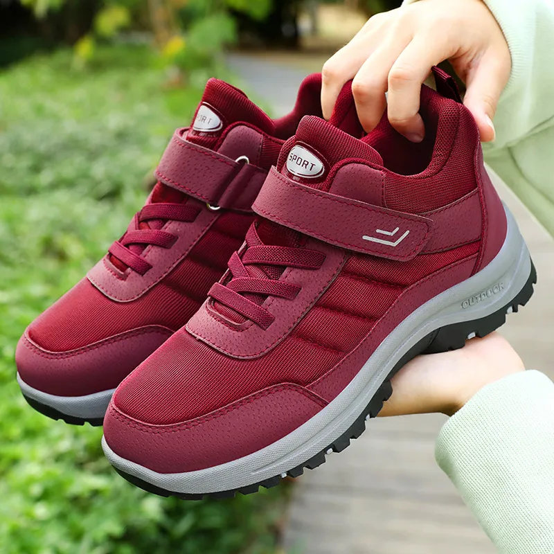 2025年秋季新款女士休闲中老年妈妈魔术贴中老年鞋子,女鞋,汉服鞋,淘宝优惠券,粉丝福利购,淘宝优惠卷