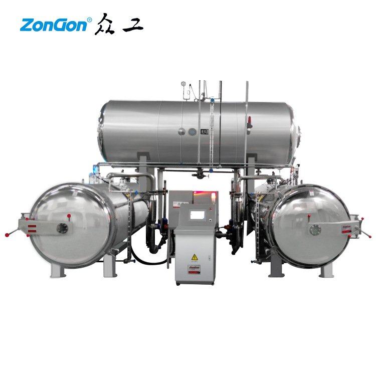 全自动豆奶椰汁饮料杀菌锅   大型一拖二水浴杀菌釜配热水罐,搬运/仓储/物流设备,输送机,淘宝优惠券,粉丝福利购,淘宝优惠卷