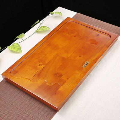 新款家用实木茶盘茶台套装直排式带排水配件茶座茶海套装单层托盘