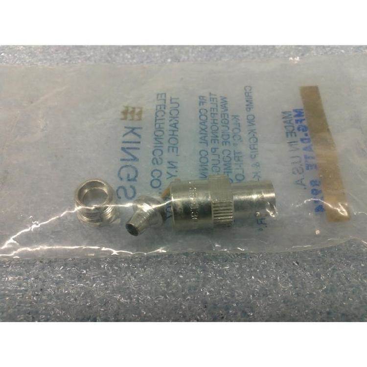 正品Kings Electronics连接器1705-1射频连接器电缆压接器原装