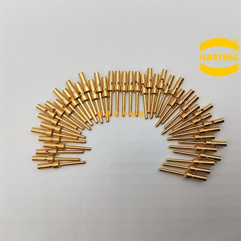 HARTING 09670008576 5A镀金冷压母针0.25-0.52mm  WAIN CSGF