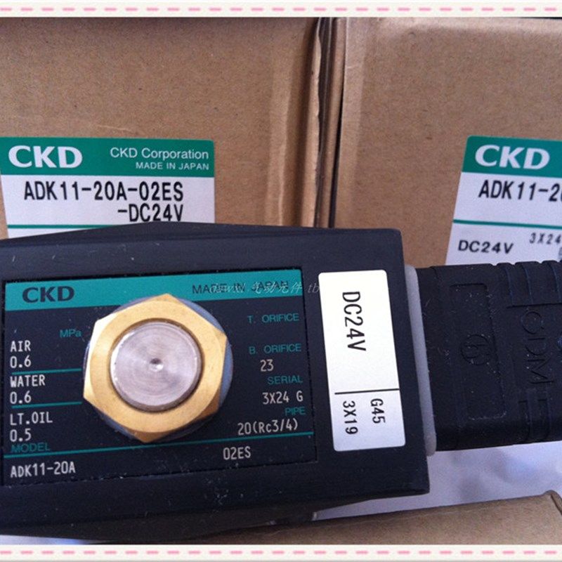 气动CKD电磁阀ADK12/ADK11-15A-20A-25A-03A-03N-DC24V/AC220V