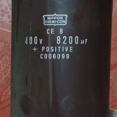 400V 8200UF 代450v 进口拆机螺丝脚变频器电容 耐压实测500v以上