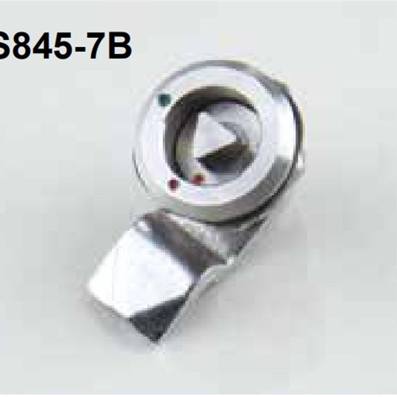 怀海柜锁不锈钢门锁 回转直角锁 小微圆柱锁 机柜锁 MS845-7B