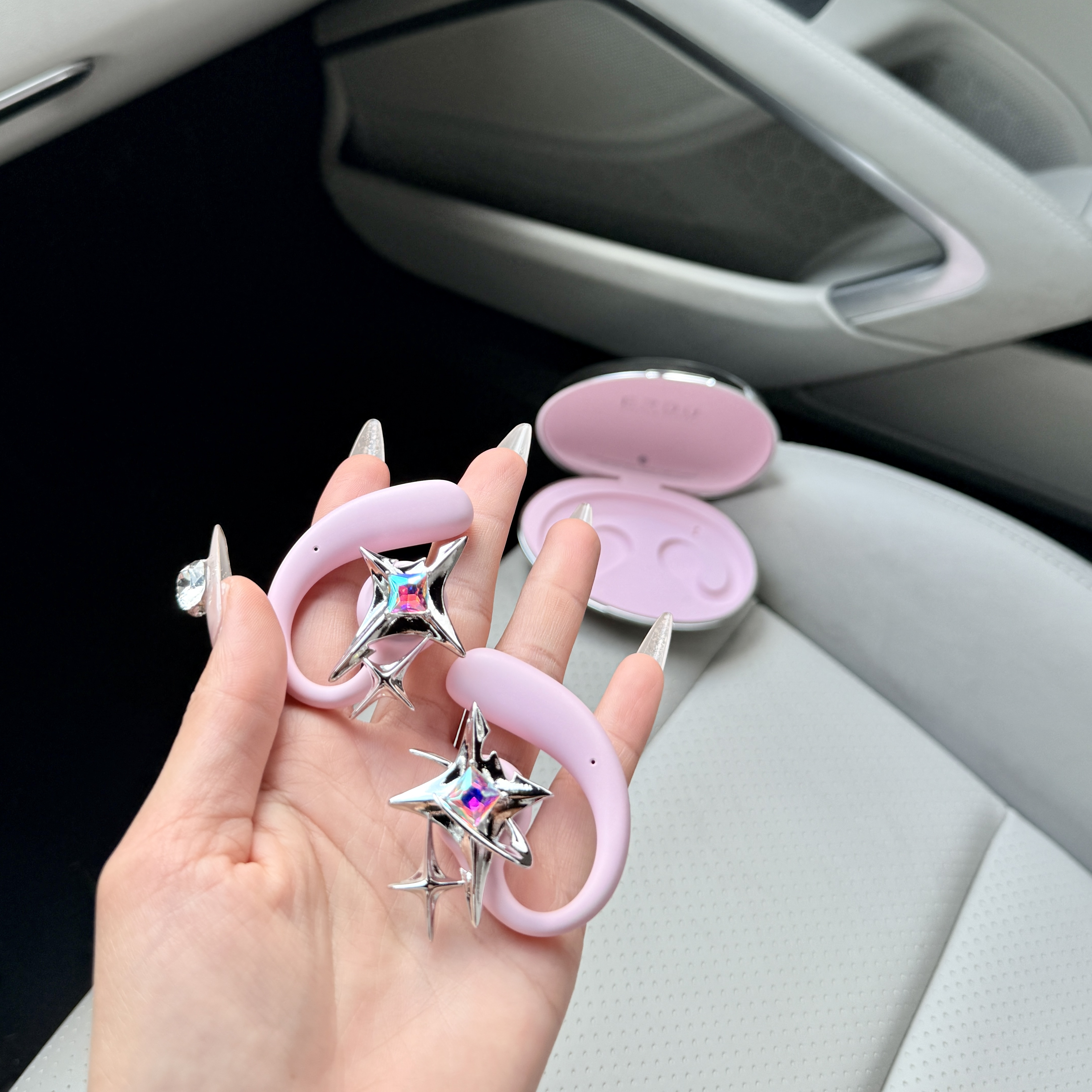 【耳机专用】耳度璨星耳环欧泊感