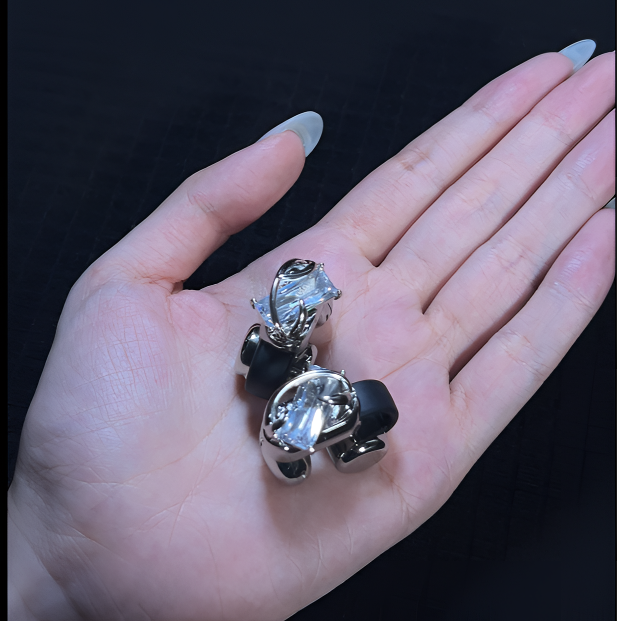 ERDU耳夹式耳机磁吸饰品冰魄