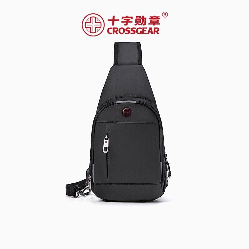 CROSSGEAR十字勋章瑞军士刀商务出差上班族智能单肩斜挎胸前腰包
