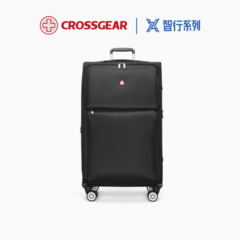 CROSSGEAR十字勋章瑞军士刀结实耐用登机牛津布拉杆旅行李密码箱