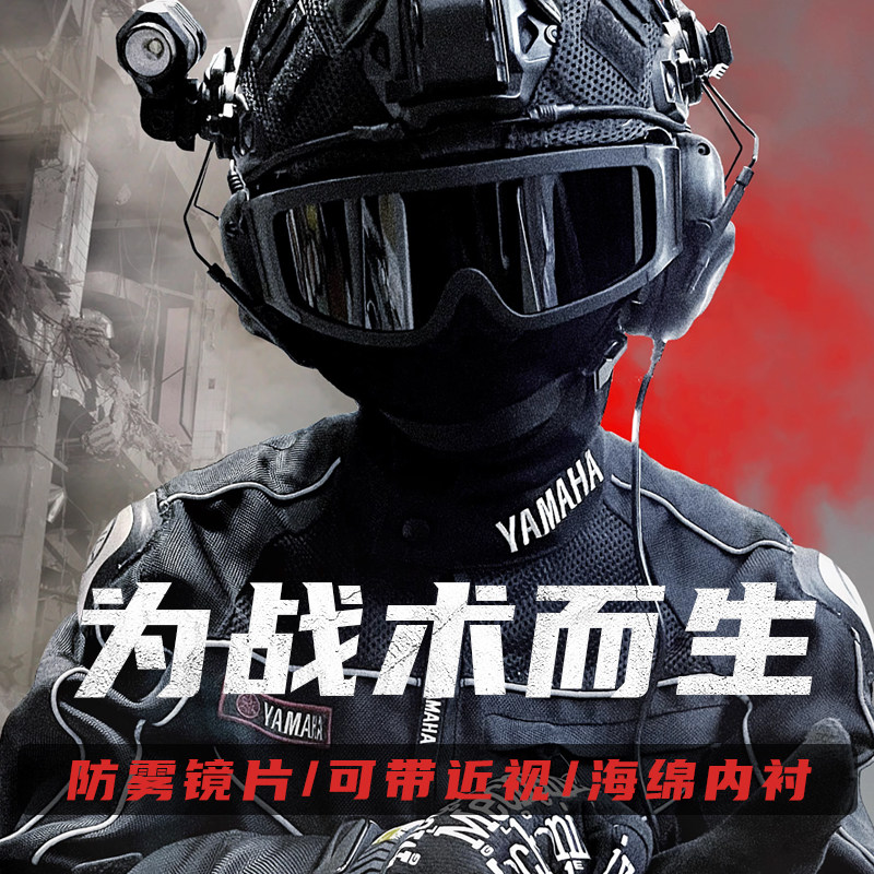 速脉防爆战术护目镜三镜片套装