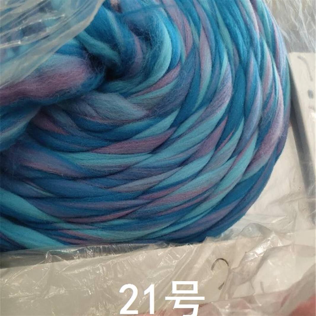 羊毛线DIY羊毛毡戳戳乐材料包段染毛线花式脏辫摄影背景羊毛条