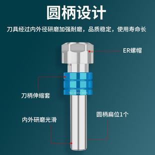 优质双向伸缩浮动攻牙器丝锥弹性夹头夹具数控车床攻丝刀杆刀柄