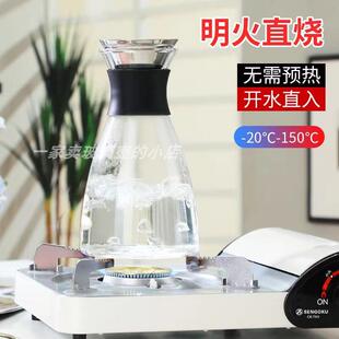 风格 欧式 耐热玻璃冷水壶家用耐热防爆凉水壶大容量家用果茶壶