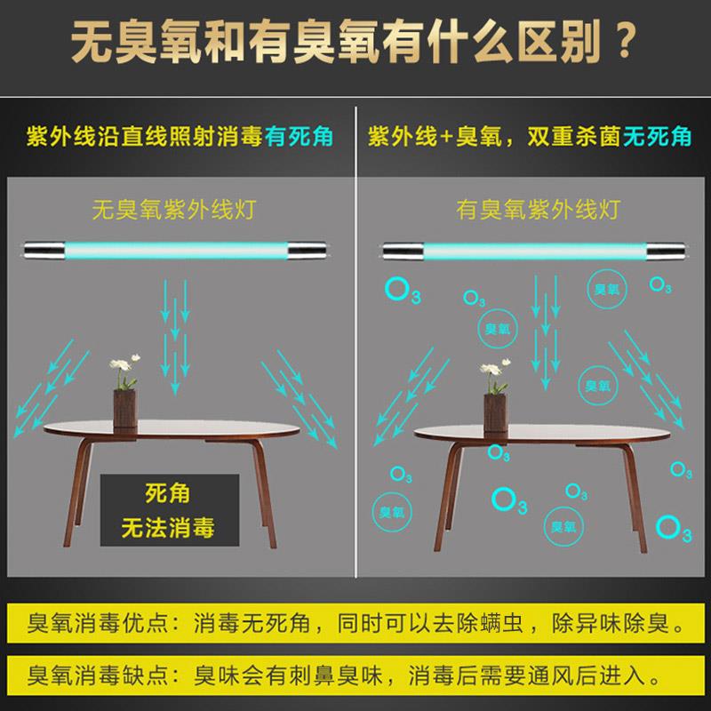 紫外线消毒灯幼儿园专用臭氧灯管商用诊所医疗养殖场用餐饮厨房用