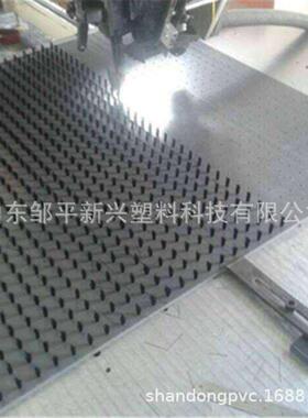 厂家加工雕刻工业PVC毛刷板数控冲床工作台PVC平面毛刷板灰色黑色