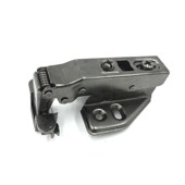 25mm厚铝框玻璃门铰链窄边框铝合金框展示柜酒柜缓冲阻尼内嵌铰链