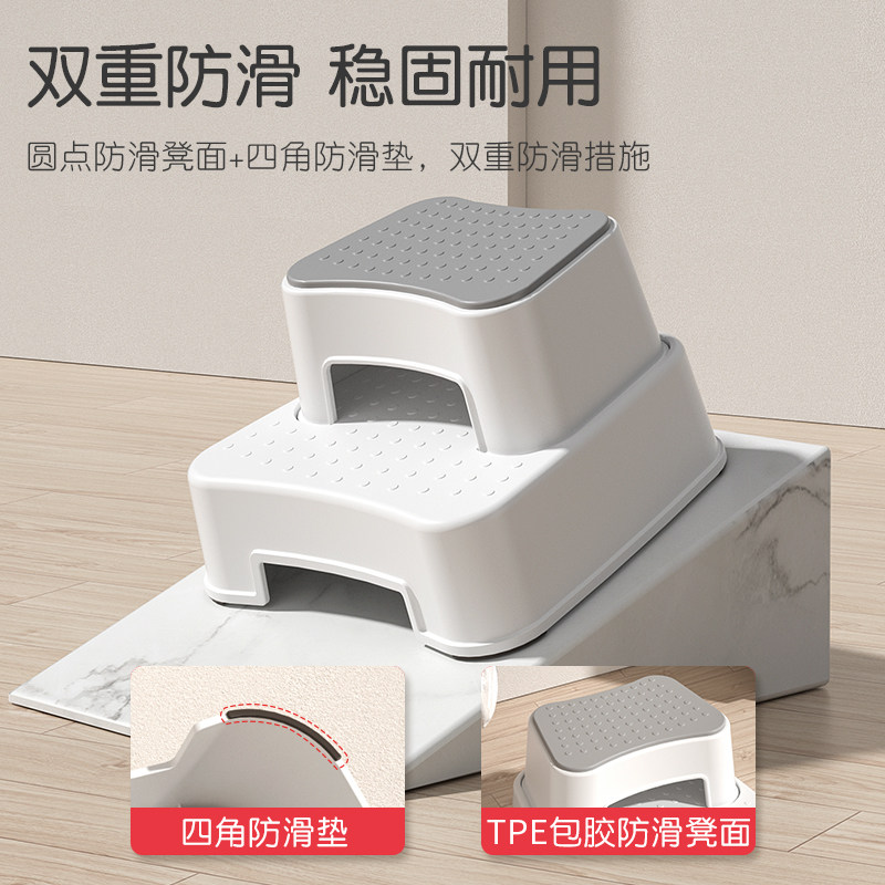 儿童踩脚垫脚踏凳宝宝洗脸洗手刷牙卫生间洗漱台阶梯辅助凳子防滑
