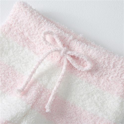 软绵绵儿童珊瑚绒睡衣女童家居服套装宝宝法兰绒半边绒亲子装秋冬