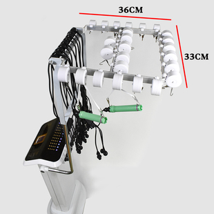 亚细亚烫发机吊杠架子星光热烫机器支架铝合金大尺寸挂钩拉线盒