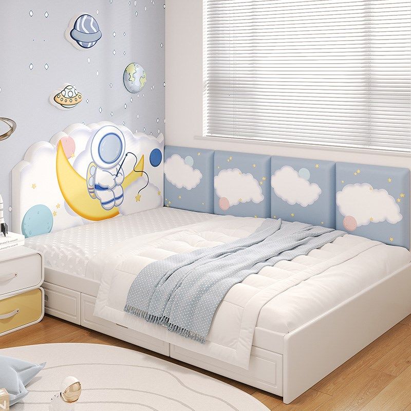 MeitingHome宇航员儿童床边防撞床围男孩床头板软包靠垫墙贴自粘,居家布艺,床头靠垫,淘宝优惠券,粉丝福利购,淘宝优惠卷
