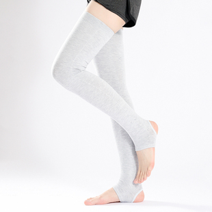 护腿套踩脚过膝袜套护膝盖关节空调房保暖老寒腿四季 防寒加长加厚