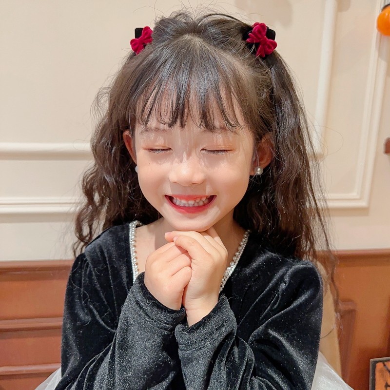 双面蝴蝶结抓夹儿童小号发夹女孩刘海碎发夹可爱宝宝女童发卡头饰