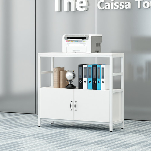 办公室矮柜收纳柜档案收纳柜铁艺文件柜隔断花架置物架员工茶水柜