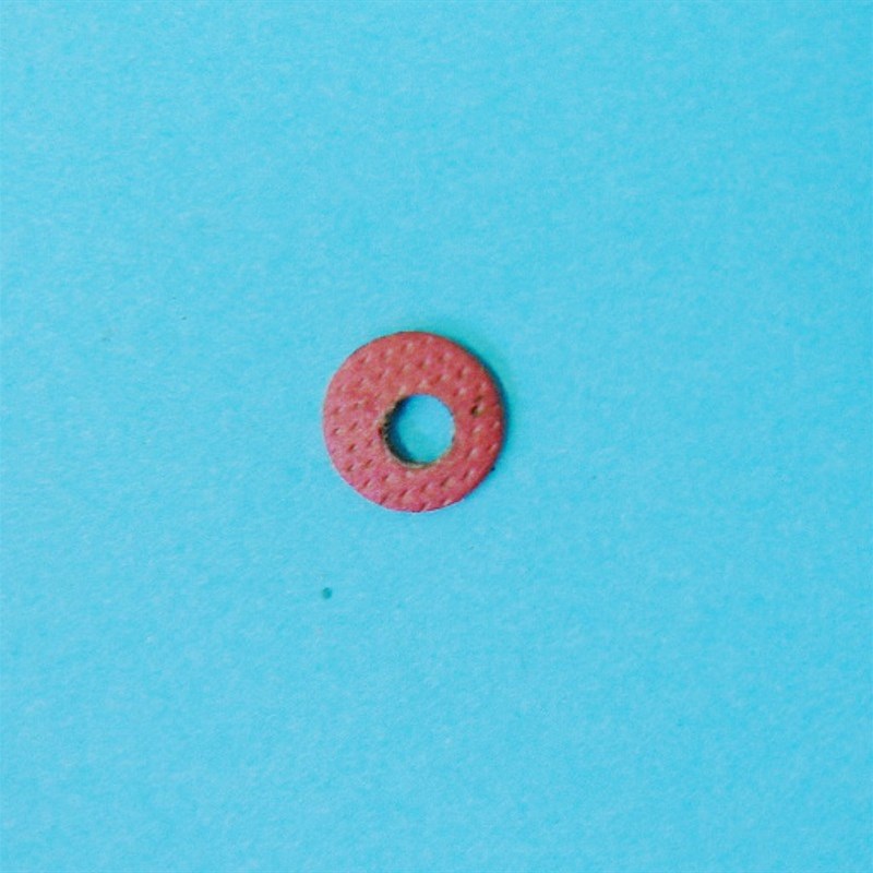 包邮M3*8*厚1mm0.8 0.5毫米0.3螺丝圆形垫圈 红色快巴纸绝缘垫片