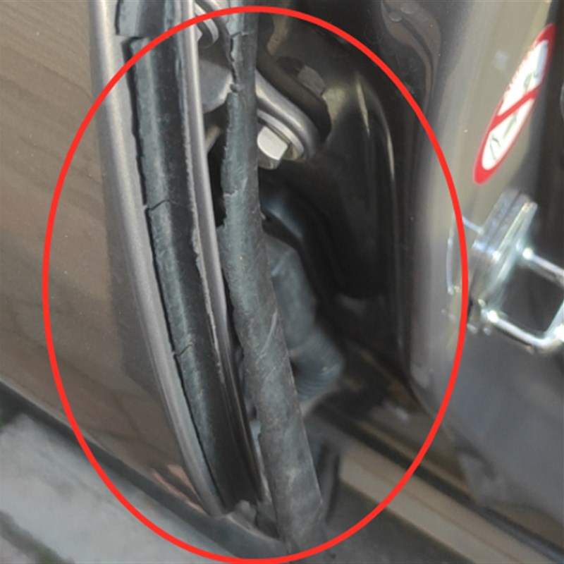 适配宝马7系E66 F02 B柱门边密封条X1 X5  5系GT后车门前防水胶条