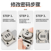 密码 锁免打孔柜门锁防盗文件柜展示柜抽屉锁双开柜子锁推拉门锁具