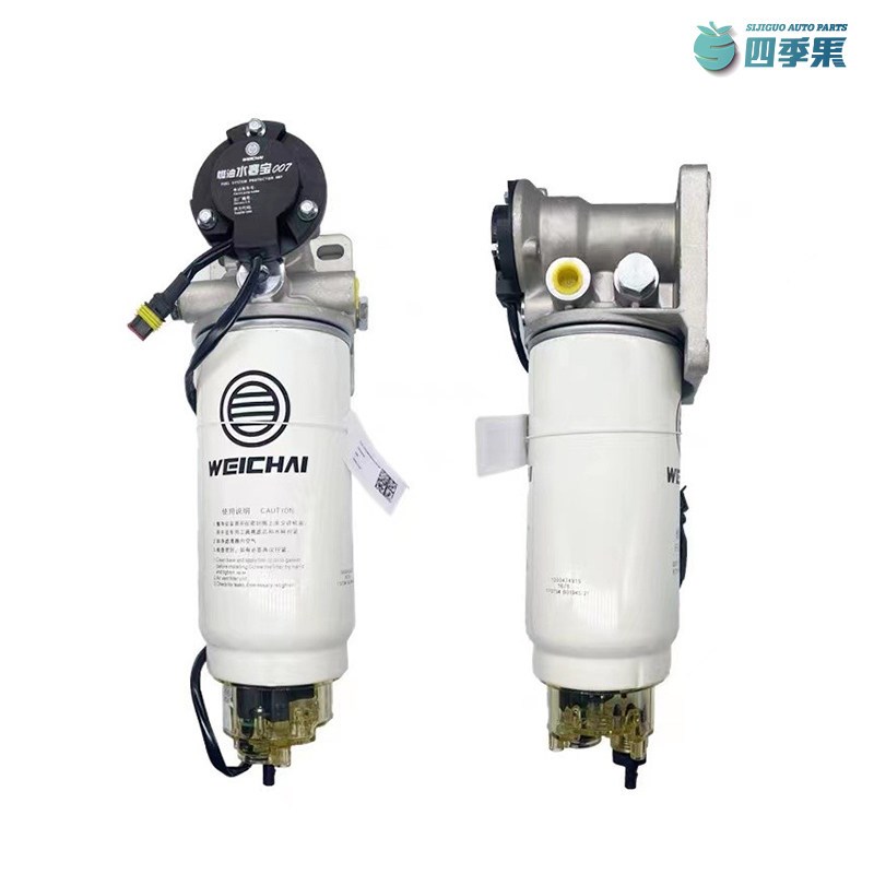 适用柴油车电子泵24V油路电动泵底座预热滤芯加热PL420水寒宝总成