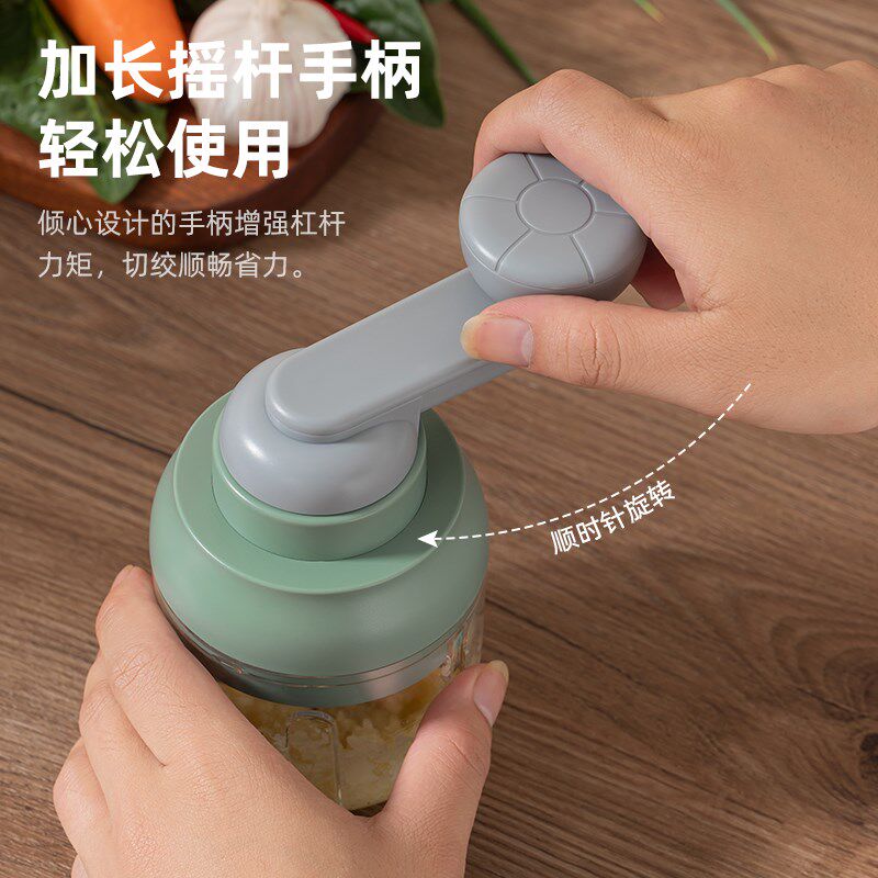 捣蒜泥神器家用打蒜器手动式拉蒜器迷你切蒜绞蒜机压大蒜蓉搅碎器