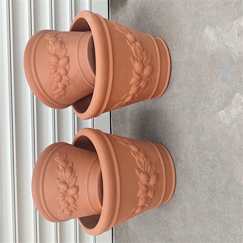 柠檬叶红陶花盆园林景观陶罐庭院户外摆件粗陶土陶吸水透气手工,鲜花速递/花卉仿真/绿植园艺,花盆,淘宝优惠券,粉丝福利购,淘宝优惠卷