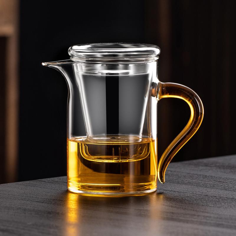 加厚耐高温全玻璃冲泡茶壶