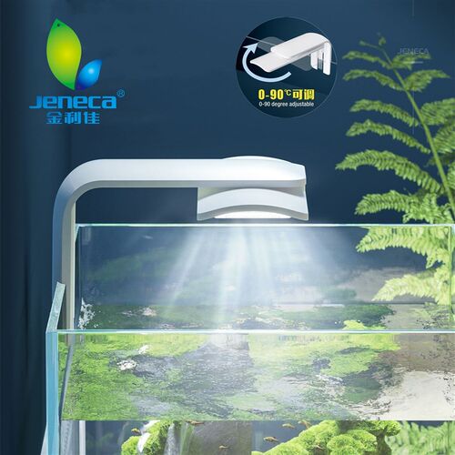 金利佳鱼缸led照明灯水族箱防水专用水草灯全光谱节能可旋转夹灯