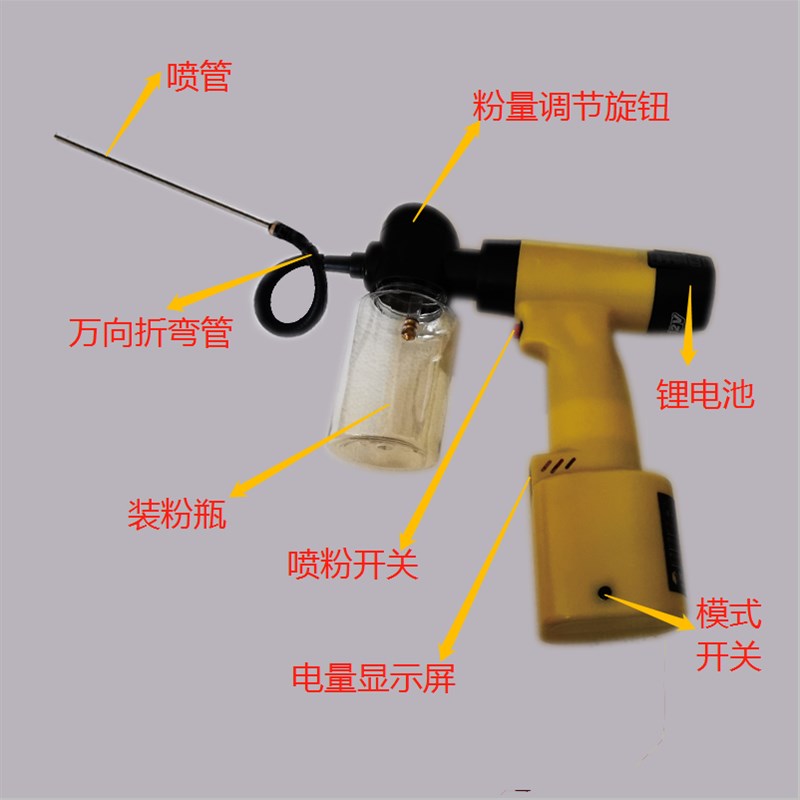 新型电动白蚁喷粉机灭四害杀白蚁专用打药器干粉喷粉器灭蚁机神器