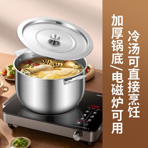 不锈钢猪油罐家用带盖调料罐厨房油缸装猪油储存罐耐高温油盆316