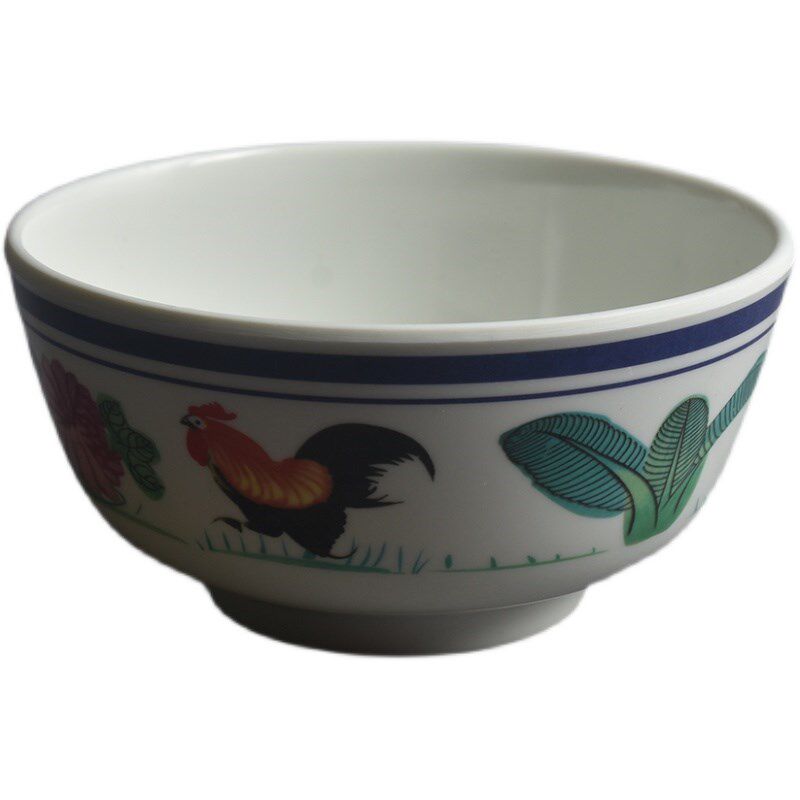 密胺餐具中式小碗圆形汤面碗仿瓷粥稀饭豆浆小汤碗米饭碗商用包邮