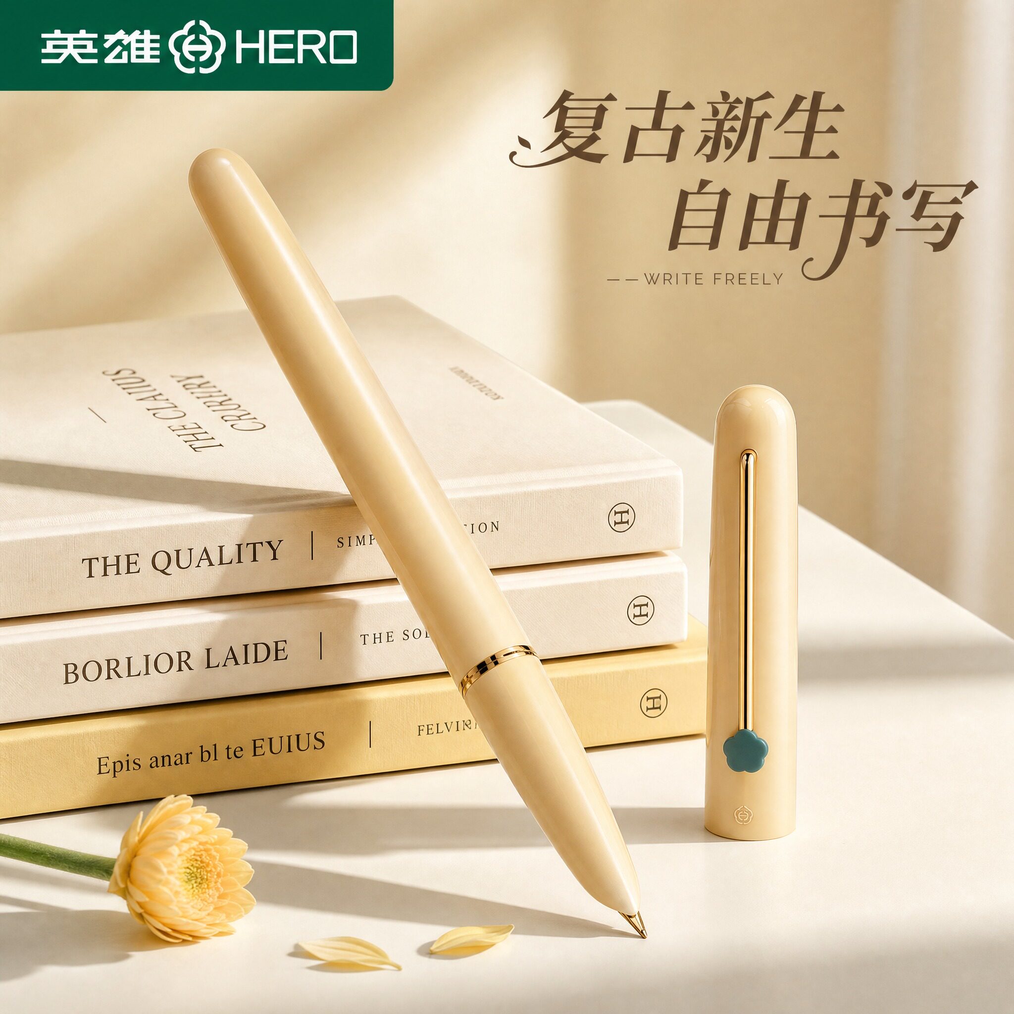英雄牌钢笔616新星暗尖0.38EF经典升级款上海总厂产可替换3.4墨囊学生老师推荐书写练字墨水笔书写钢笔可刻字