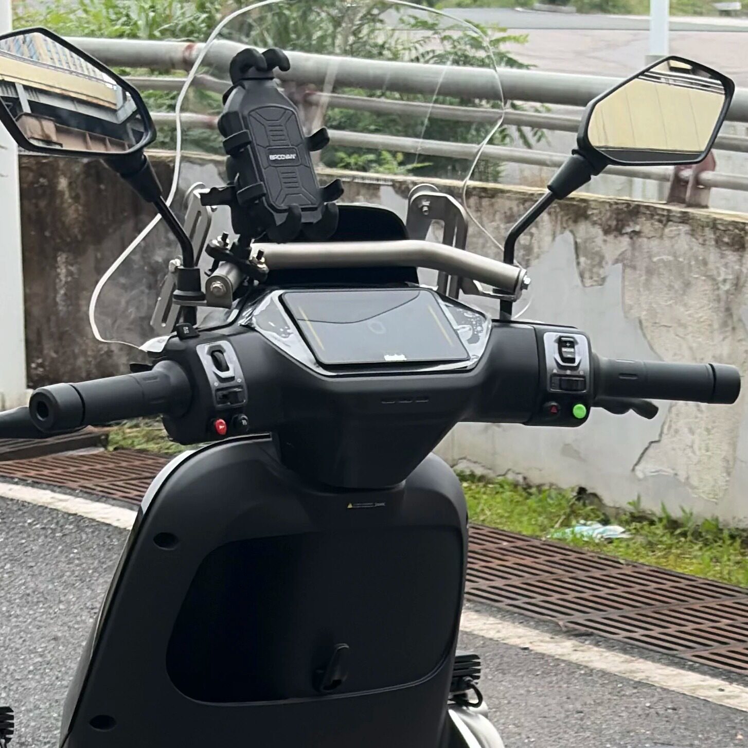 九号N370C/85C风挡后视镜横杆图片